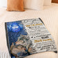 Wolf When Life Gives A Chance Take It Mom To Daughter Flannel Blanket For Cozy Bedroom Sofa Decor