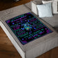 Family Never Feel That You Are Alone To Bonus Daughter Flannel Blanket For Cozy Bedroom Sofa Decor