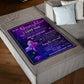 Mermaid Never Forget That I Love You Mom To Daughter Flannel Blanket For Cozy Bedroom Sofa Decor