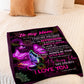 Butterfly To My Mom Butterfly You Are Appreciated Flannel Blanket For Cozy Bedroom Sofa Decor