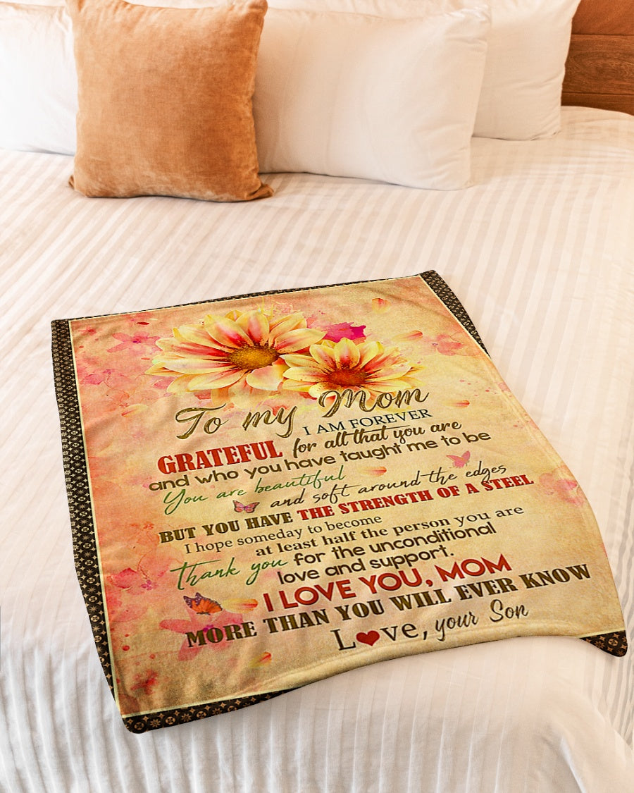Daisy I Loved You My Whole Life Flannel Blanket For Cozy Bedroom Sofa Decor
