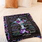 God To My Mom I Love You And Appreciate You Flannel Blanket For Cozy Bedroom Sofa Decor