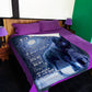 Wolf To My Mom Little Boy Flannel Blanket For Cozy Bedroom Sofa Decor
