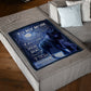 Wolf To My Mom Little Boy Flannel Blanket For Cozy Bedroom Sofa Decor