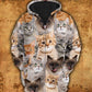 Cats Heart Hoodie For Relaxed Streetwear Weekend Travel And Everyday Style