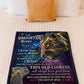 Lion Believe In Yourself Daughter Gift Flannel Blanket For Cozy Bedroom Sofa Decor