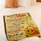 Butterfly To Me You Are Wonderful Flannel Blanket For Cozy Bedroom Sofa Decor