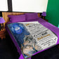 Wolf When Life Gives A Chance Take It Mom To Daughter Flannel Blanket For Cozy Bedroom Sofa Decor