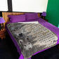Wolf Big Hug Mom To Daughter Flannel Blanket For Cozy Bedroom Sofa Decor
