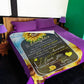 Sunflower I Am The Storm Daughter Gift Flannel Blanket For Cozy Bedroom Sofa Decor