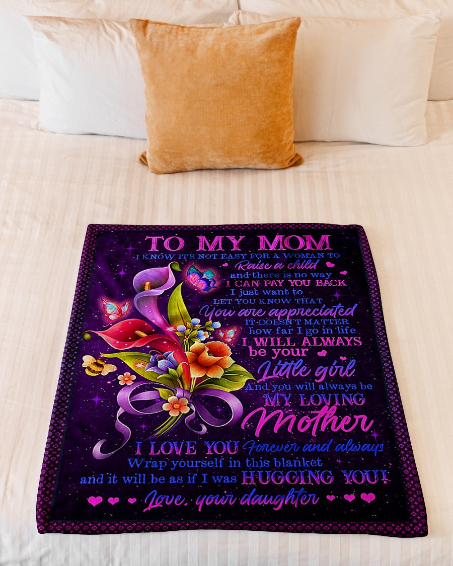 Flower Mother You Are The Best Flannel Blanket For Cozy Bedroom Sofa Decor