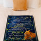 Lion Deep In Your Heart Daughter Gift Flannel Blanket For Cozy Bedroom Sofa Decor