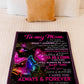 Butterfly You Are The Best Pink Flannel Blanket For Cozy Bedroom Sofa Decor