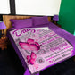 Butterfly To My Daughter Sometimes It's Hard Pink Flannel Blanket For Cozy Bedroom Sofa Decor