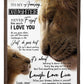 Lion You Will Always Be My Loving Mother Flannel Blanket For Cozy Bedroom Sofa Decor