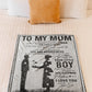 Family You Will Always Be My Loving Mother Flannel Blanket For Cozy Bedroom Sofa Decor