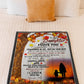 Sunset Follow Your Dreams Mom To Daughter Flannel Blanket For Cozy Bedroom Sofa Decor