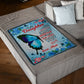 Butterfly You Are My Sunshine Daughter Gift Flannel Blanket For Cozy Bedroom Sofa Decor