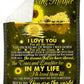 Sunflower To My Mother Flannel Blanket For Cozy Bedroom Sofa Decor