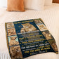 Lion The Rest Of Your Life Daughter Gift Flannel Blanket For Cozy Bedroom Sofa Decor