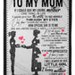Family I Will Always Be Her Little Girl Mother Flannel Blanket For Cozy Bedroom Sofa Decor