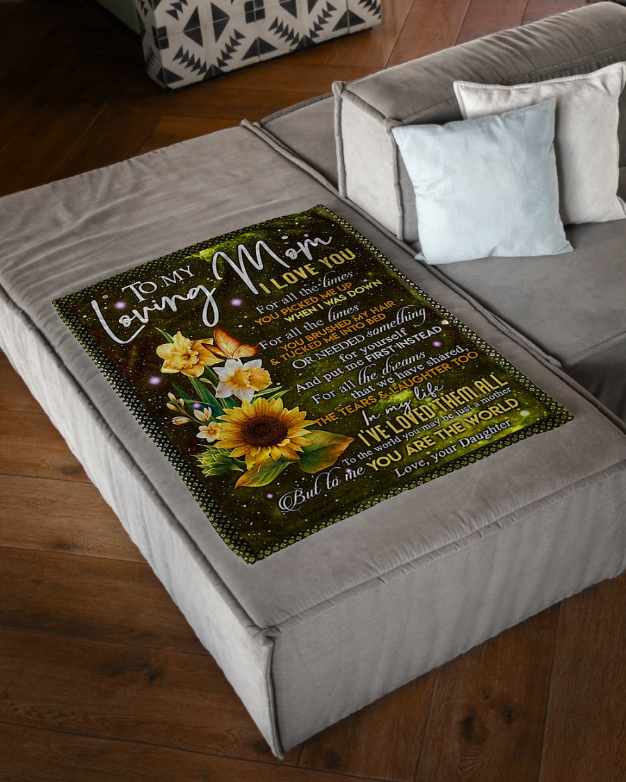 Sunflower You Are My Hero Flannel Blanket For Cozy Bedroom Sofa Decor