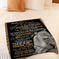 Lion I Love You With All My Heart Thank You Flannel Blanket For Cozy Bedroom Sofa Decor