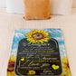 Sunflower I Am The Storm Daughter Gift Flannel Blanket For Cozy Bedroom Sofa Decor