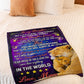 Lion My Heart Daughter Gift Flannel Blanket For Cozy Bedroom Sofa Decor