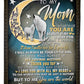 Wolf I Love You To The Moon And Back You Are The World Flannel Blanket For Cozy Bedroom Sofa Decor