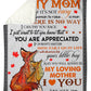 Fox I Loved You My Whole Life Flannel Blanket For Cozy Bedroom Sofa Decor