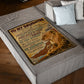 Lion Carry You In My Heart Gift Flannel Blanket For Cozy Bedroom Sofa Decor