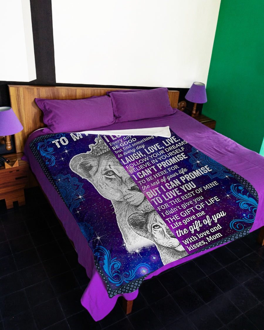 Tiger Never Forget That I Love You Mom To Daughter Flannel Blanket For Cozy Bedroom Sofa Decor
