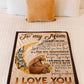 Bear My Loving Mother From Son Flannel Blanket For Cozy Bedroom Sofa Decor
