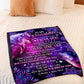 Wolf Never Forget That I Love You Mom To Daughter Flannel Blanket For Cozy Bedroom Sofa Decor