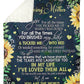 Sunflower You Mean The World To Me Flannel Blanket For Cozy Bedroom Sofa Decor