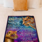 Lion Believe In Yourself Gift Lover Flannel Blanket For Cozy Bedroom Sofa Decor