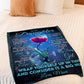 Flower Consider Big Hug Mom To Daughter Flannel Blanket For Cozy Bedroom Sofa Decor