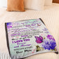 Butterfly How You Are To Me Daughter Gift Flannel Blanket For Cozy Bedroom Sofa Decor