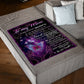 Family Love You Will Always Be My Loving Mother Flannel Blanket For Cozy Bedroom Sofa Decor