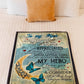 Butterfly To My Mother My Mom My Hero Flannel Blanket For Cozy Bedroom Sofa Decor