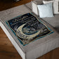 Lion I Love You Daughter Gift Flannel Blanket For Cozy Bedroom Sofa Decor