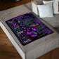 Butterfly To Me You Are The World Mother Flannel Blanket For Cozy Bedroom Sofa Decor