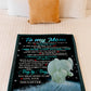 Elephant To My Mom You Are The World To Me Flannel Blanket For Cozy Bedroom Sofa Decor