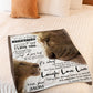 Lion You Will Always Be My Loving Mother Flannel Blanket For Cozy Bedroom Sofa Decor