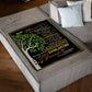 Family Tree You Will Always Be My Loving Mother Flannel Blanket For Cozy Bedroom Sofa Decor