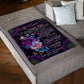 Rose You Will Always Be My Loving Mother Flannel Blanket For Cozy Bedroom Sofa Decor
