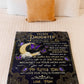 Butterfly I Think About You Daughter Gift Flannel Blanket For Cozy Bedroom Sofa Decor