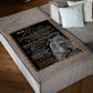 Lion I Love You With All My Heart Thank You Flannel Blanket For Cozy Bedroom Sofa Decor