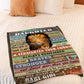 Cheetah Never Feel You Are Alone Panther Mom To Daughter Flannel Blanket For Cozy Bedroom Sofa Decor